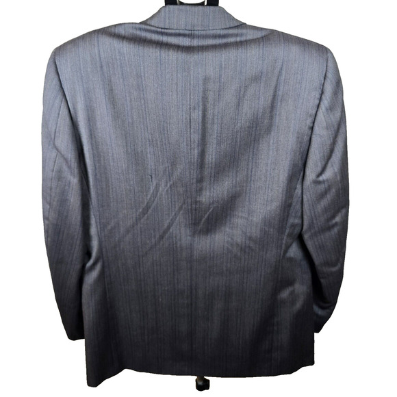 Ermenegildo Zegna Suit Jacket Blazer Mens Gray Wool 44 US 54 IT - Picture 3 of 14